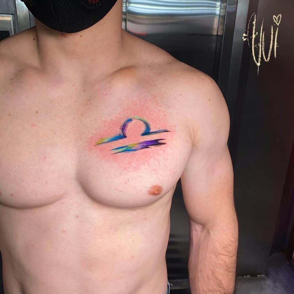 Libra Tattoo For Males 2