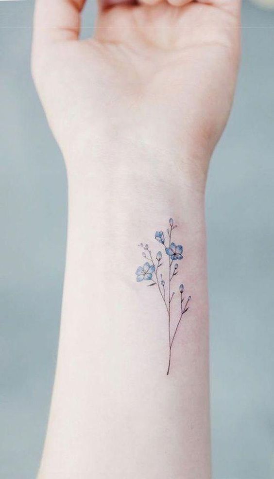 Morning Glory Flowers Tattoo 3