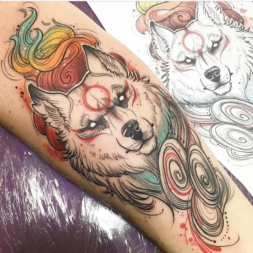 other Wolf Half Sleeve Tattoo 4