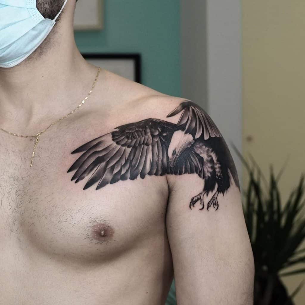 Animal Tattoo Design (Eagle, Wolf, Lion Design) That Shows Strength (1)