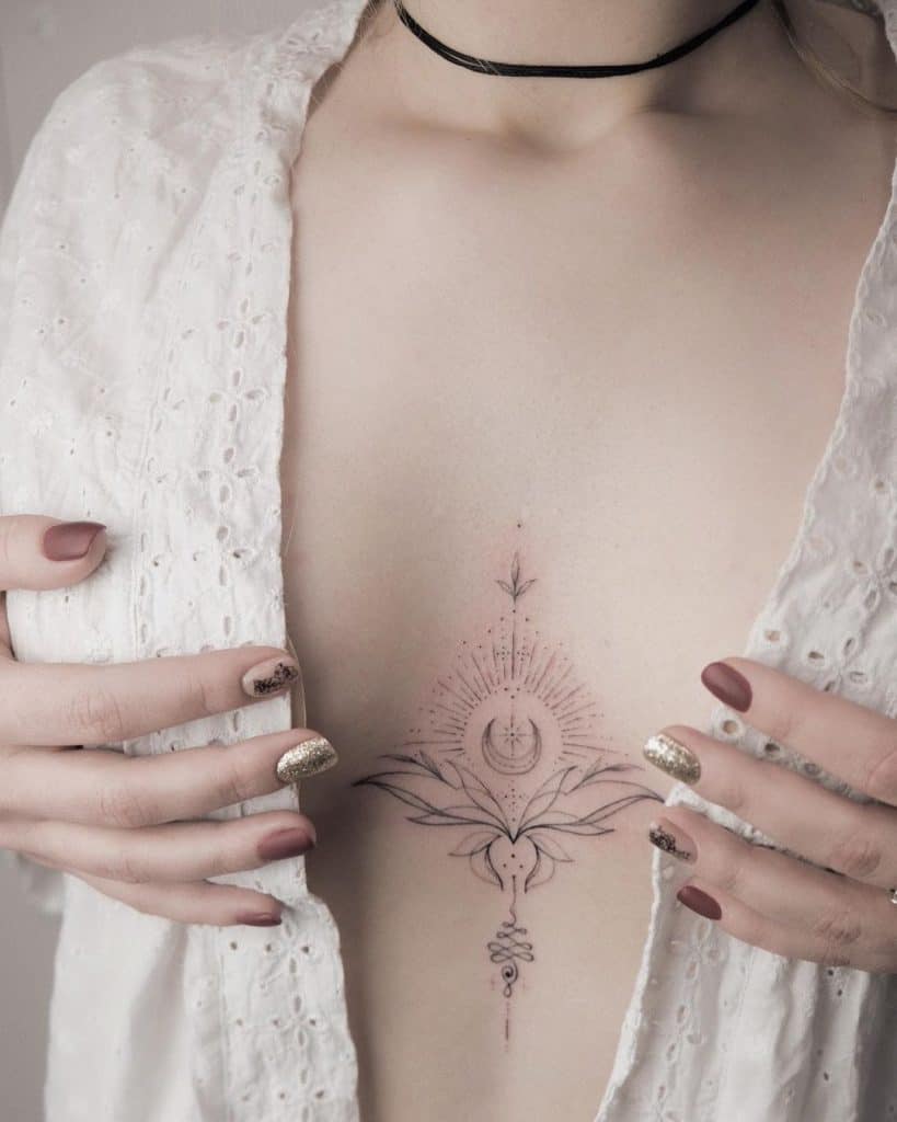 LotusFloral Tattoo Design (4)