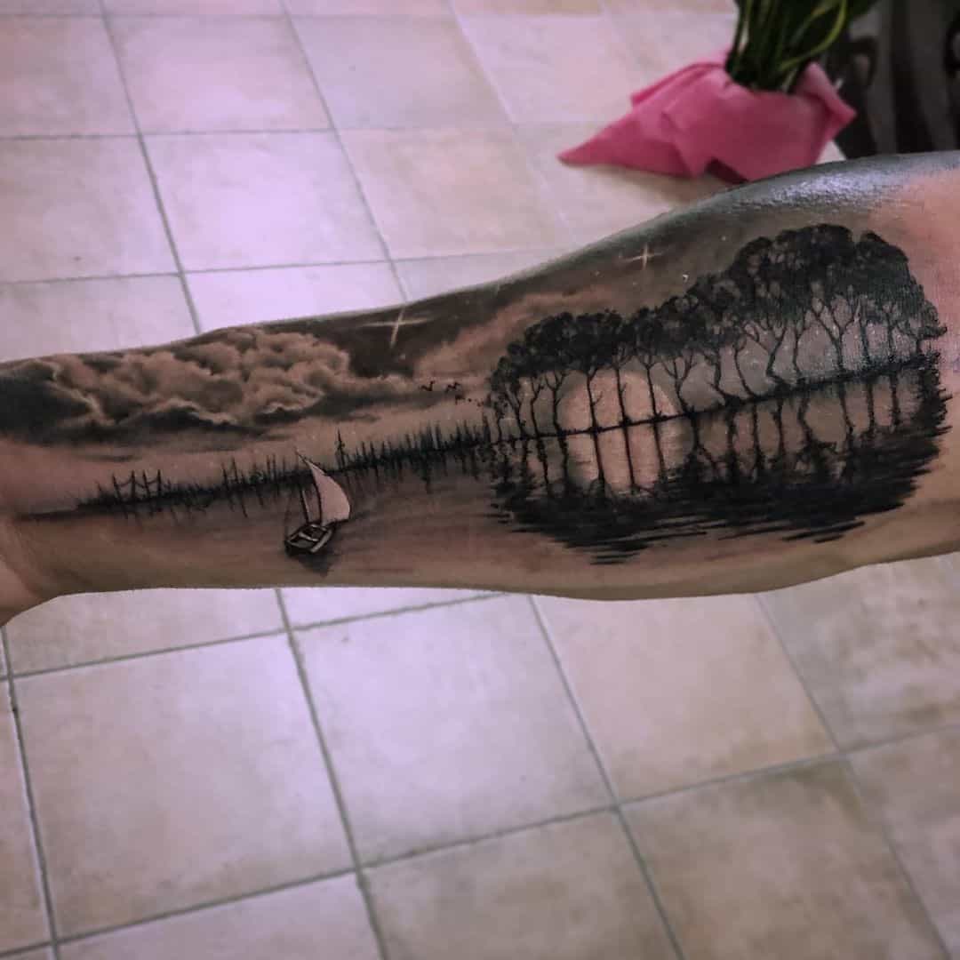 Surrealist Half Sleeve Tattoo 2