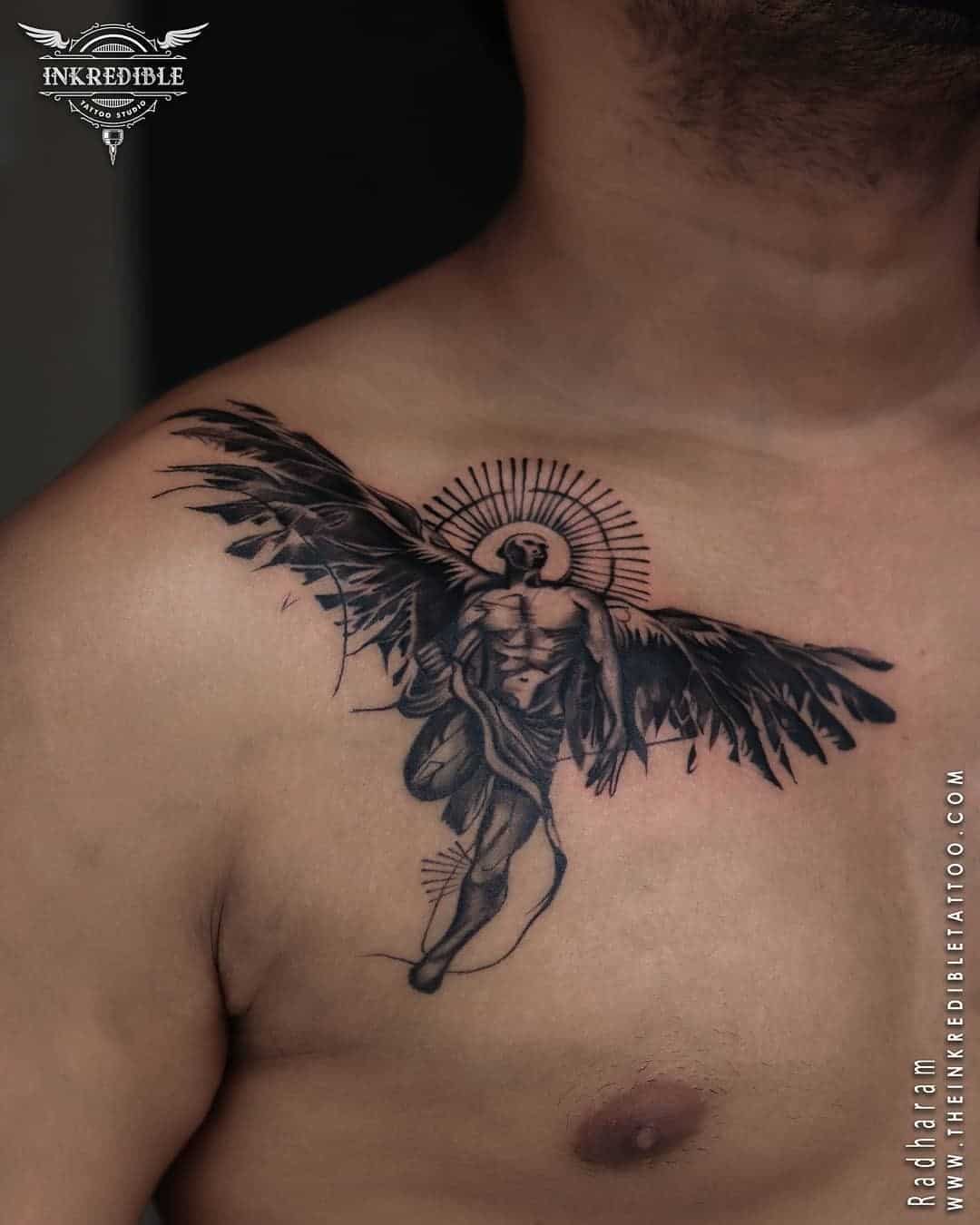Best Angel Tattoo Designs For Men 1