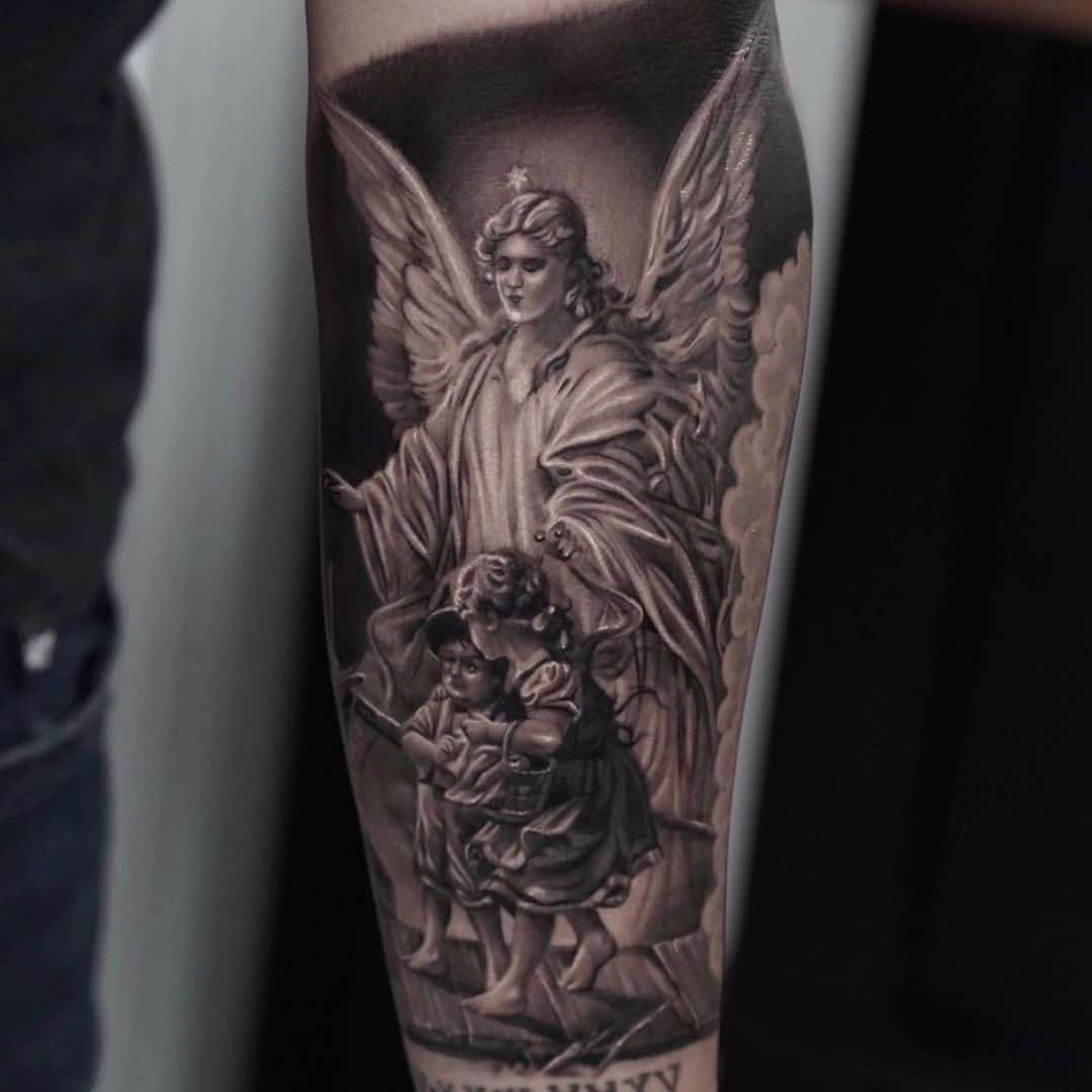Best Guardian Angel Tattoo Designs 2