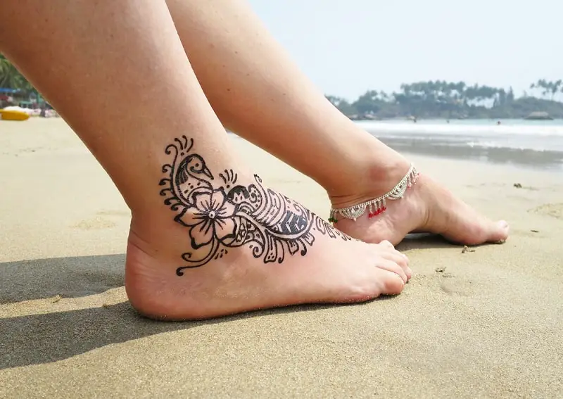 Beste Zeit, um Tattoo zu bekommen gespeicherter Tattoo-Strand