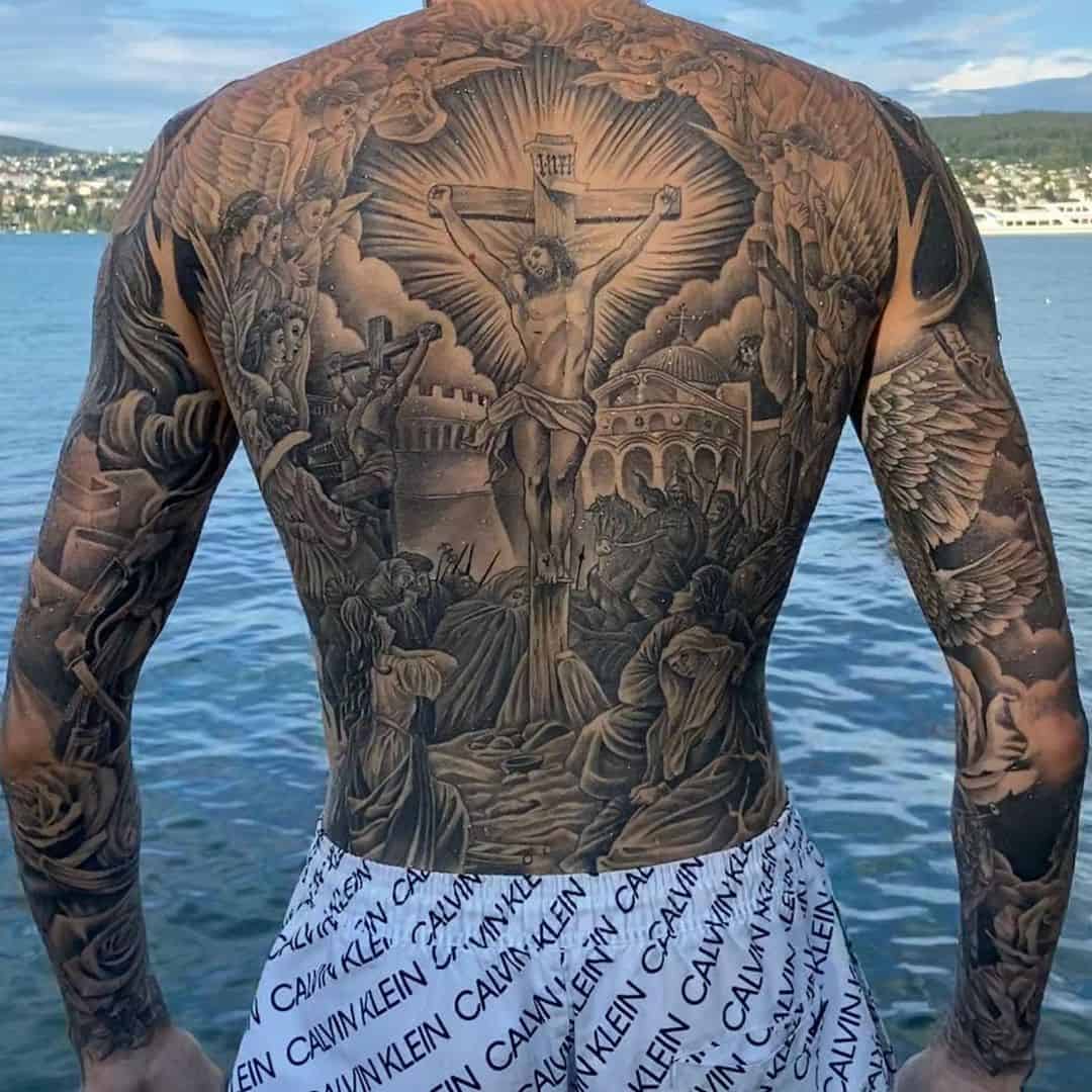 Jesus Christ Cross Temporary Tattoo Spiritual Cross Tattoo - Etsy Australia