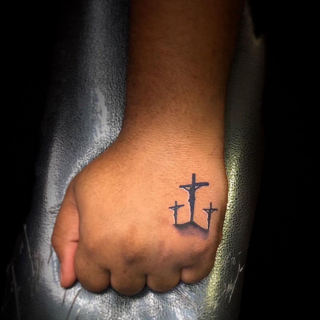 Cross Tattoos, saved tattoo, 5