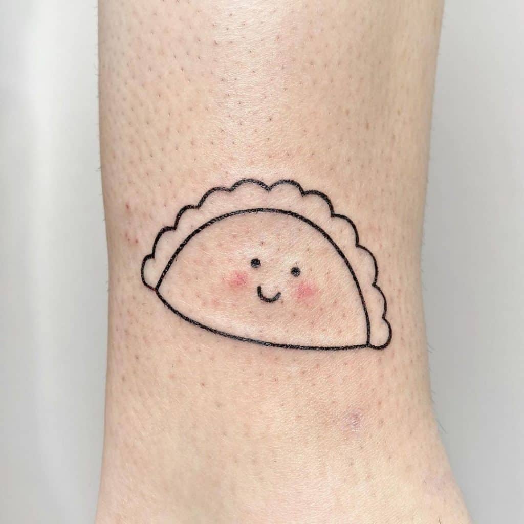 Cute Cartoon Inspired Small Cloud Tattoo