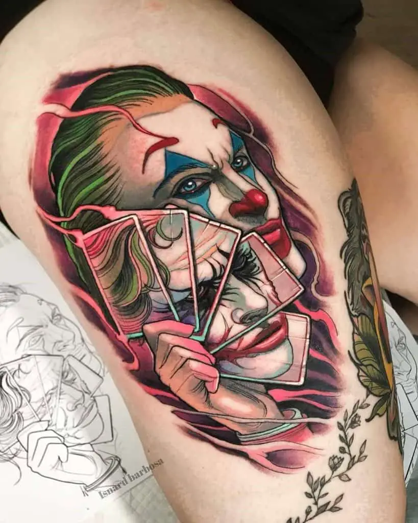 Card Joker tattoo by Felipe Rodrigues  Photo 17269