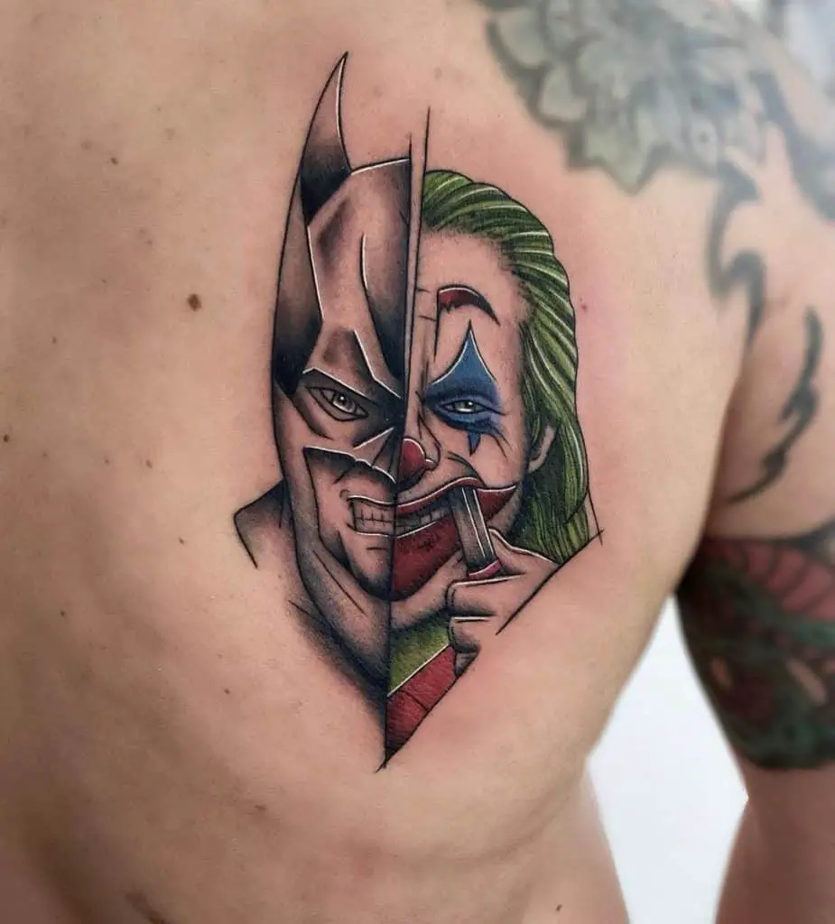 Joker Tattoo Ideas Batman Inspired 