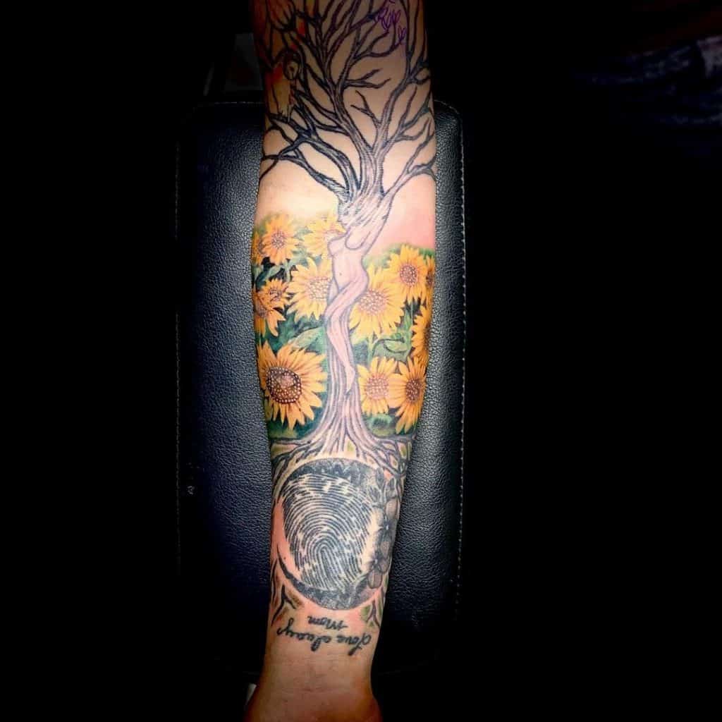 Other design ideas for Sunflower Field Tattoo