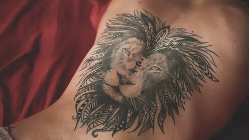 Protection Tattoo Ideas, saved tattoo, lion