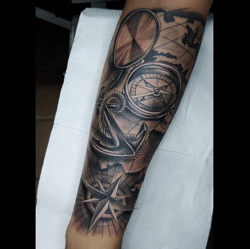 Anchor Tattoo  Best sleeve tattoos Ship tattoo sleeves Tattoo sleeve men