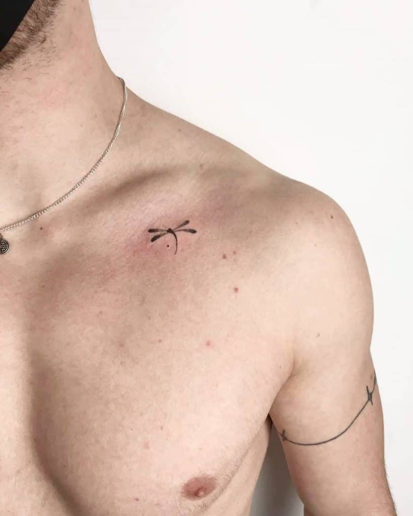 Small Tattoo Ideas For Men And Collarbone Placement
