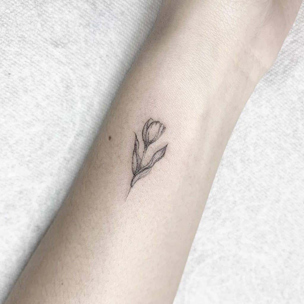 Small Tattoo Ideas With Meaning Flower Design