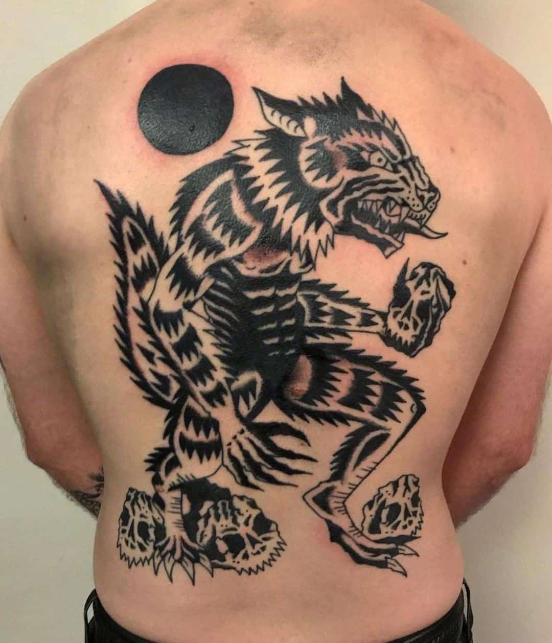 Share more than 137 black and grey wolf tattoo super hot