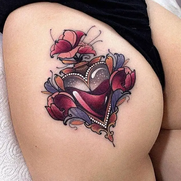 Ass Tattoo Women 1
