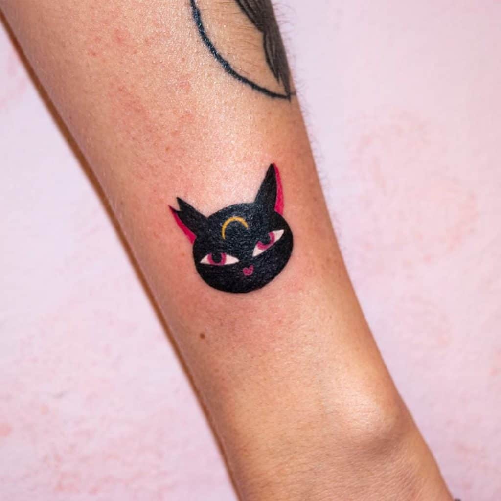 Black Cat Tattoos, saved tattoo, Cartoon 2