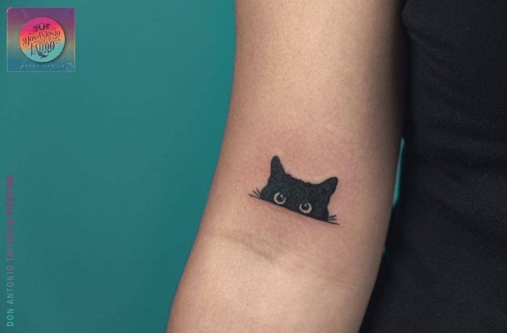 Black Cat Tattoos, saved tattoo, Face 4