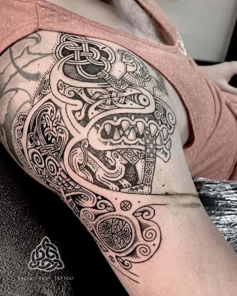 Celtic And Nordic Tattoo Design 2