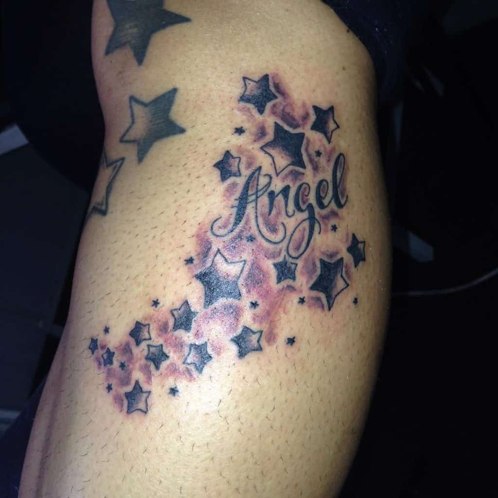 Kids Names Tattoo Ideas, saved tattoo, star 1i
