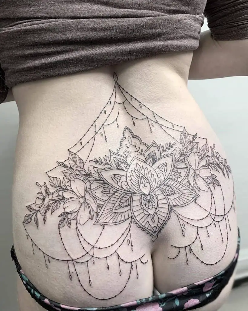 Lower Back Tattoo Women
