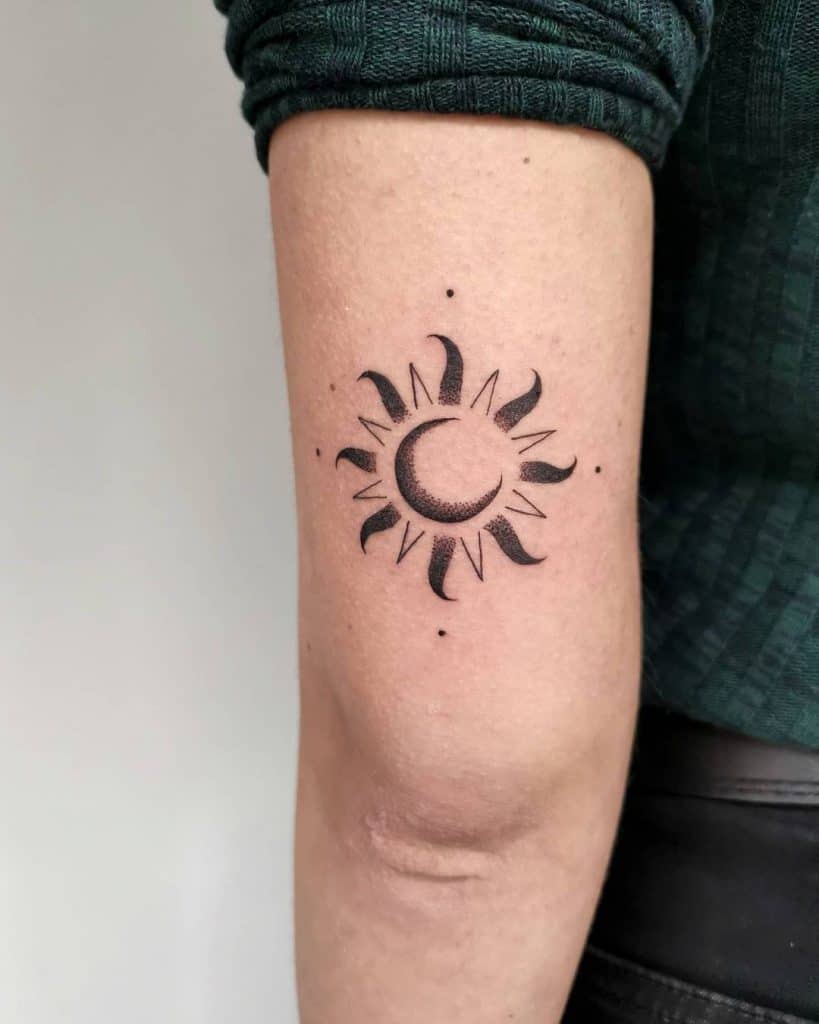 Sun and Moon Tattoos: Meaning and 47 Best Design Ideas - Saved Tattoo
