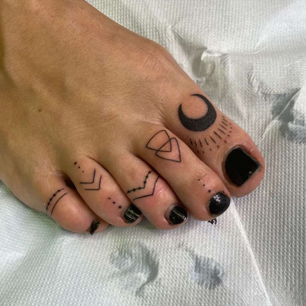 Toes Tattoo