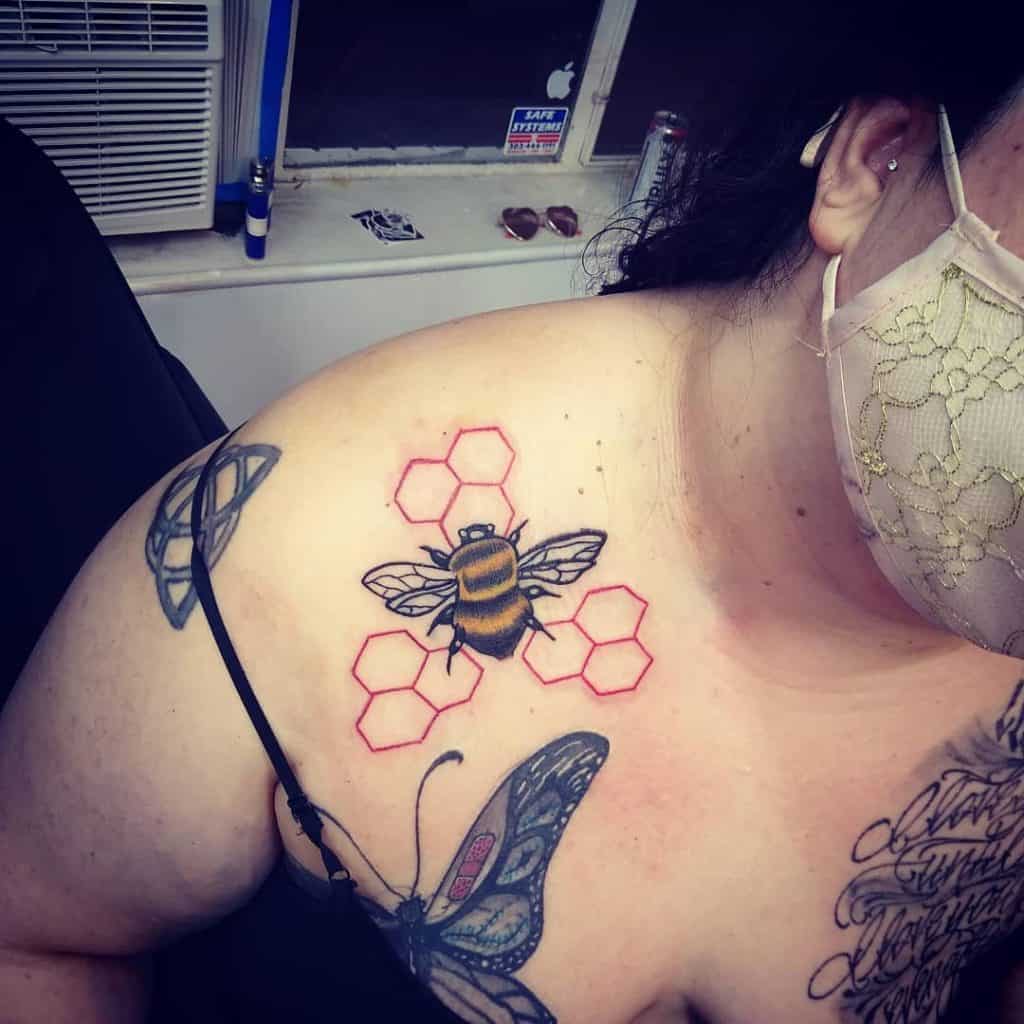 Bumblebee tattoo 2