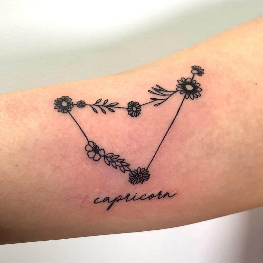 Capricorn Constellation Tattoo 3