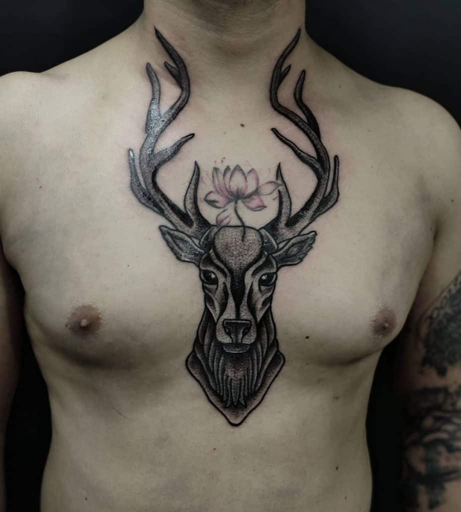 40 Traditional Deer Tattoo Designs for Men 2023 Guide