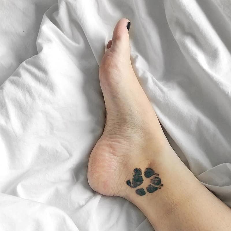 30+ Best Dog Paw Tattoo Meanings And Designs - Saved Tattoo