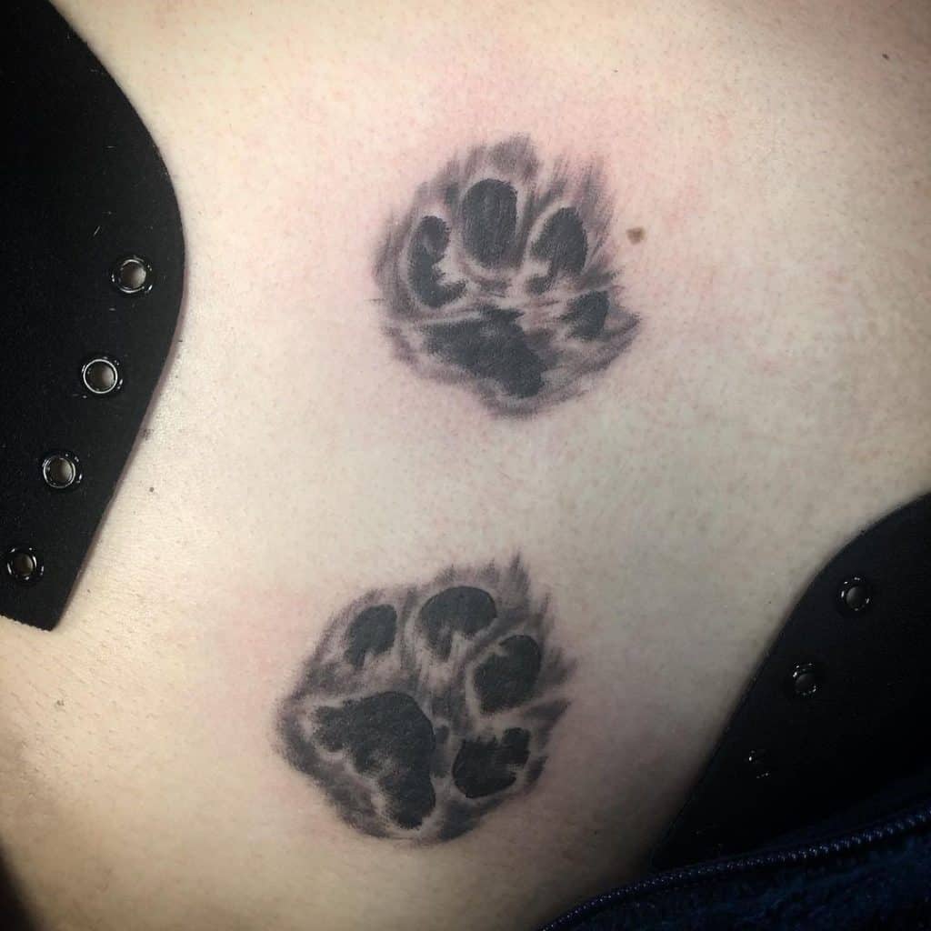 30+ Best Dog Paw Tattoo Meanings And Designs - Saved Tattoo