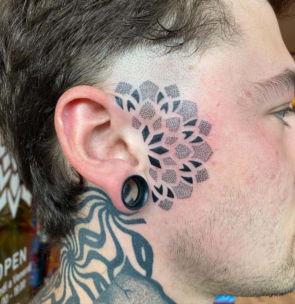 Face Mandala Tattoo