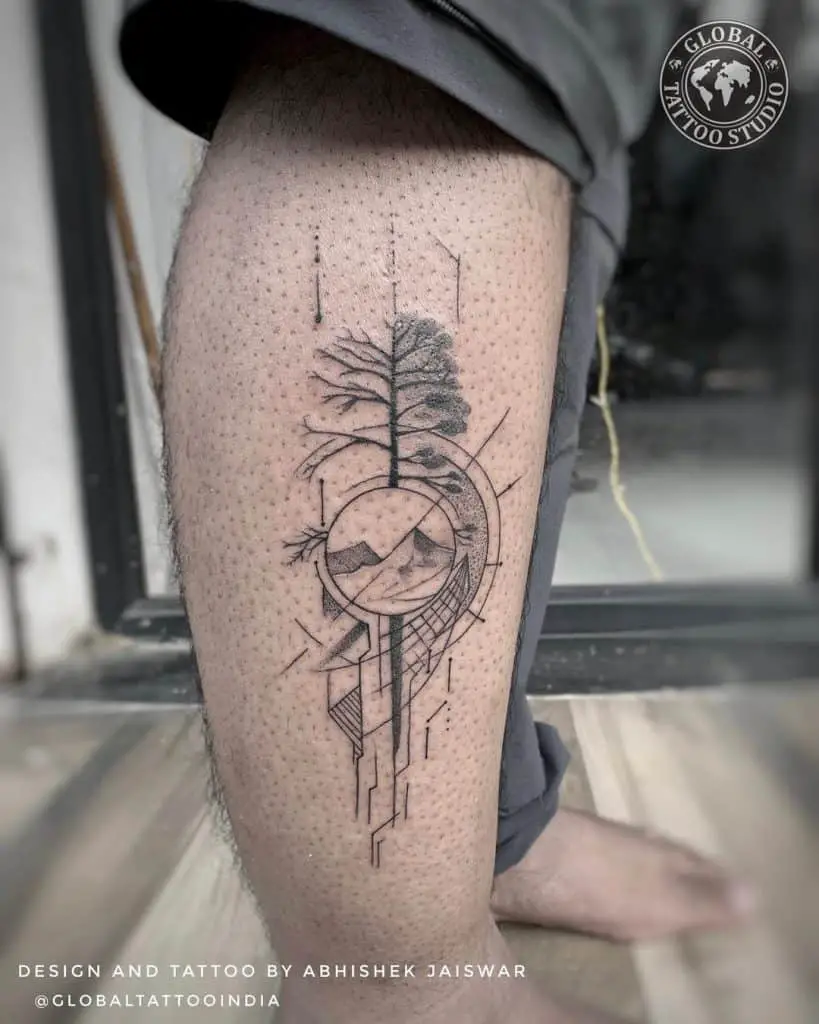 Symmetrical Tattoo Designs  Tatuagens no cotovelo Desenho de tatuagem  geométrica Tatuagem geometria