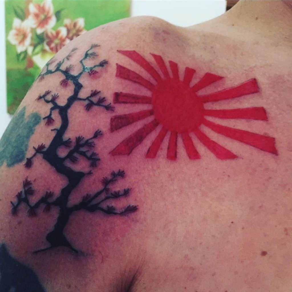 Japanese Sun Tattoo 3