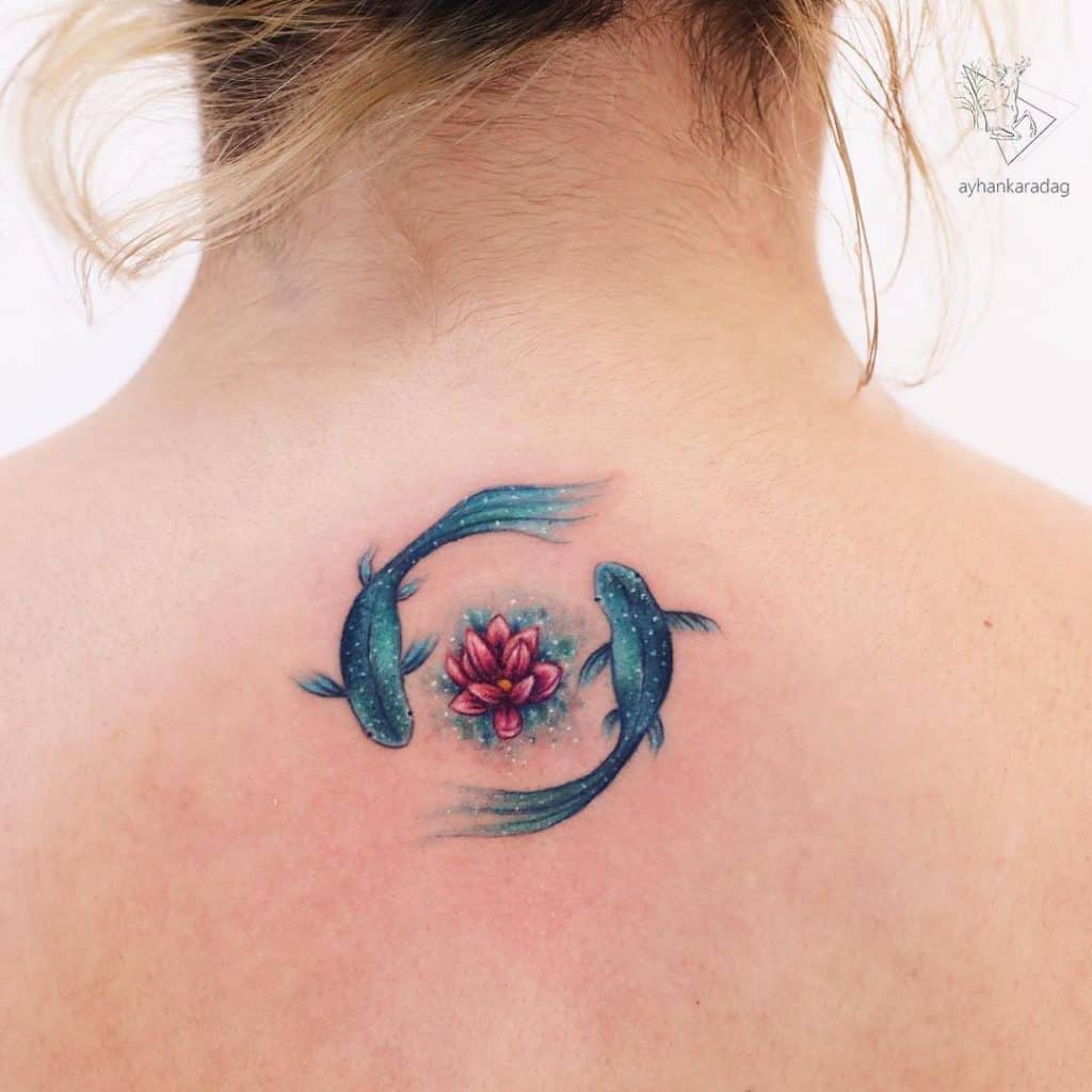 Micro Koi Fish Tattoo | Koi fish tattoo, Fish tattoos, Detailed tattoo