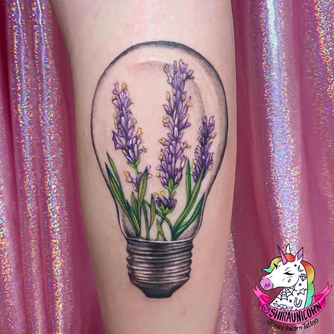 Lavender in the bulb