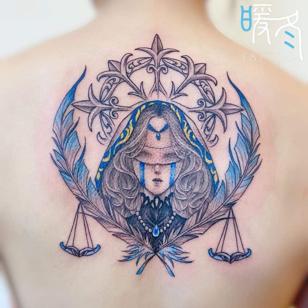 36 Best Libra Tattoo Designs (and What They Mean) - Saved Tattoo