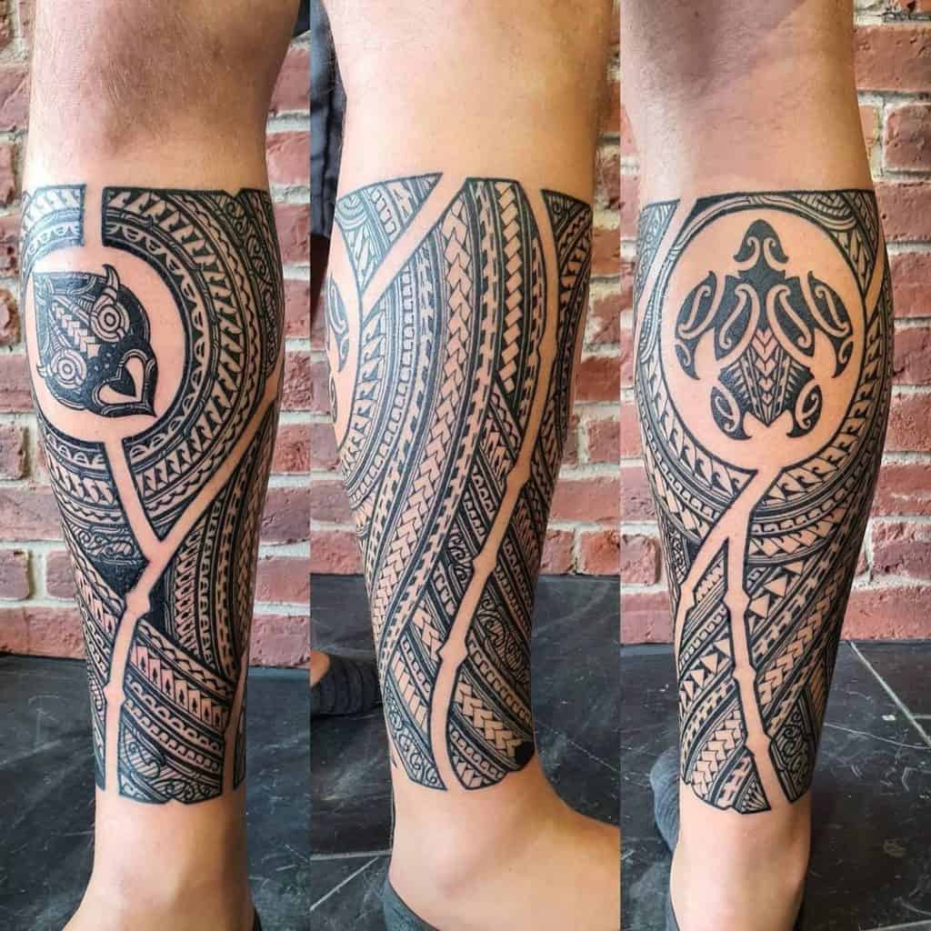 Leg sleeve I made  10 sessions  Currently working in OC CA at Vatican  Studios  Evan Summers  rtattoo