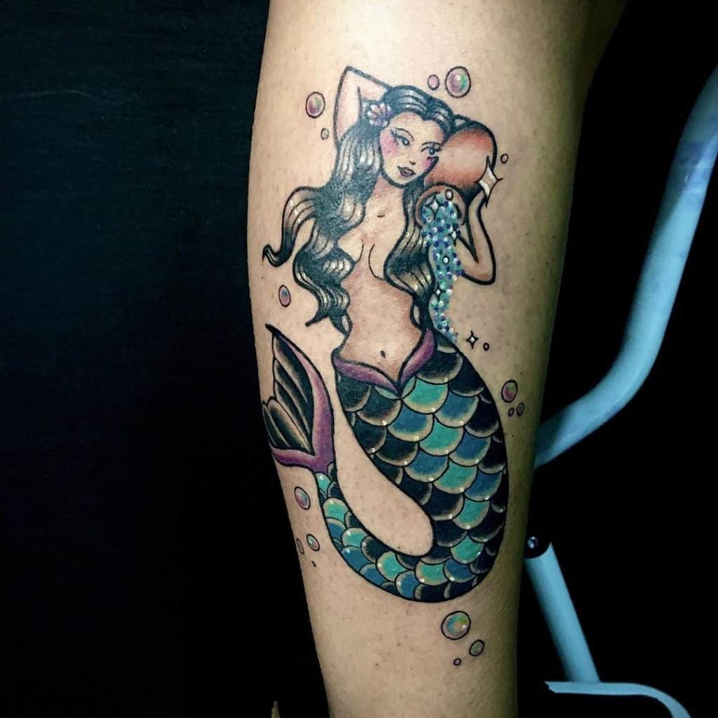 Mermaid Aquarius Tattoos 2