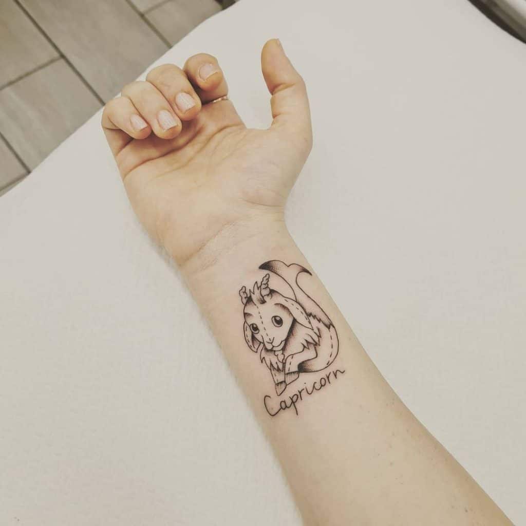 51 Capricorn Tattoo Designs For Embracing Your Zodiac Sign - Psycho Tats