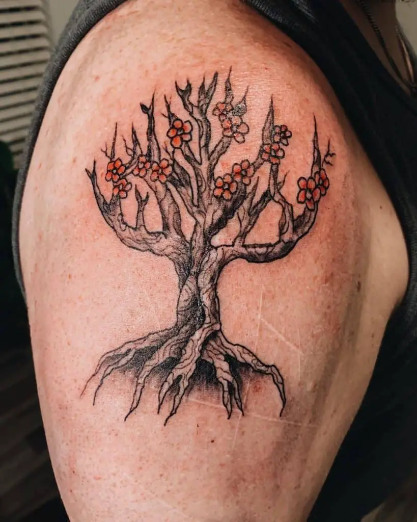 80 Tree Tattoo Designs and their Beauty - Tattoo Fonts | Tree tattoo  designs, Family tree tattoo, Leg tattoos