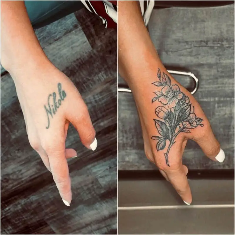 Permanent Tattoos man