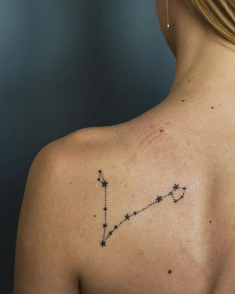 Pisces Constellation Tattoo 2