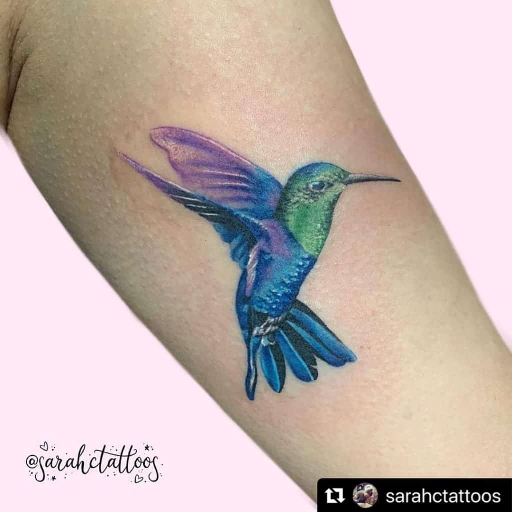 50+ Stunning Hummingbird Tattoo Design Ideas (and What They Mean) - Saved Tattoo