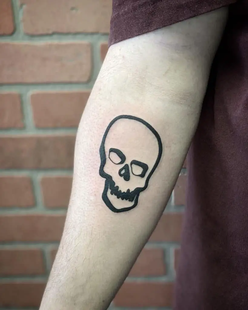 Skull Tattoo on arms