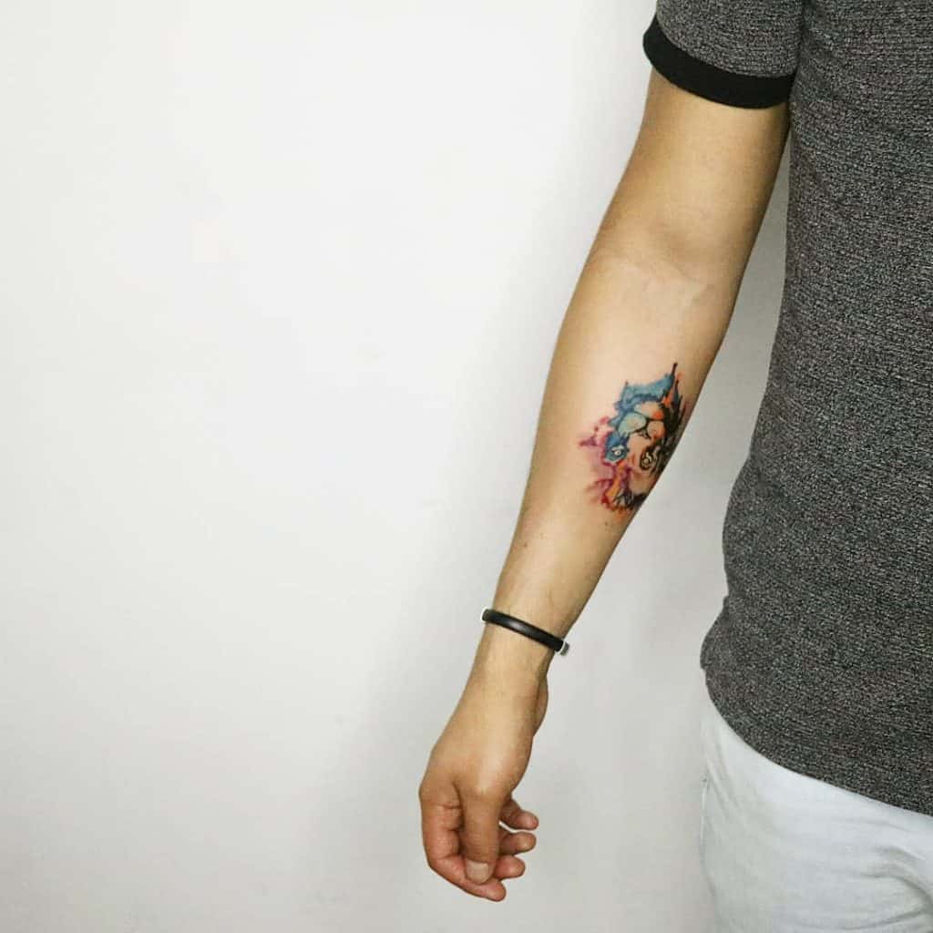 Learn 98+ about small colorful tattoos for guys unmissable - in.daotaonec