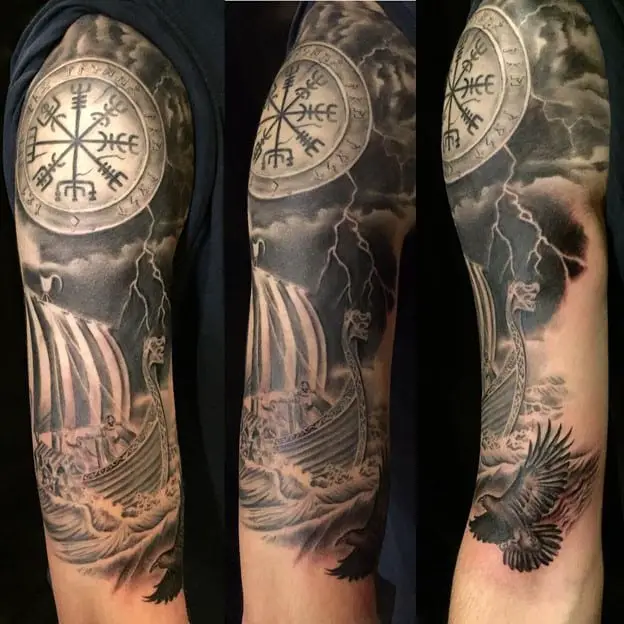 40+ Best Viking Tattoo Sleeve Ideas & Symbolism (2023 Updated) - Saved  Tattoo
