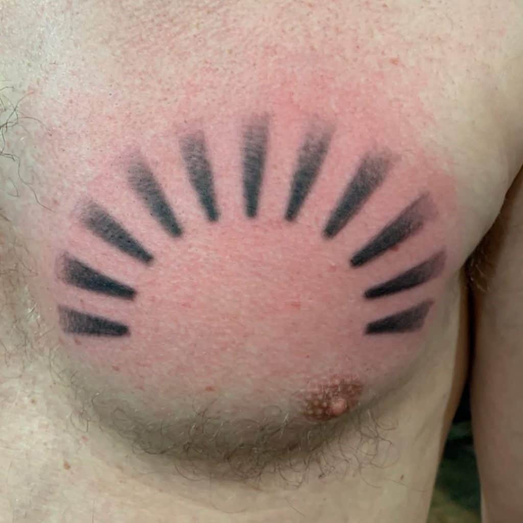 Sun Rays Tattoo 3